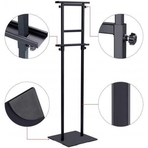 Foam Board Poster Doublesided Sign Holder，Height Adjustable up to 82